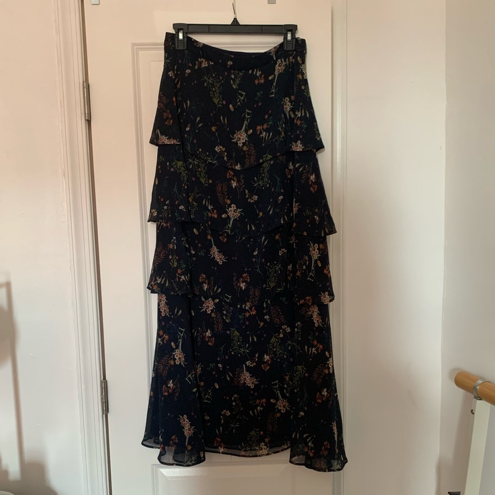 Floral Tiered Maeve maxi Skirt